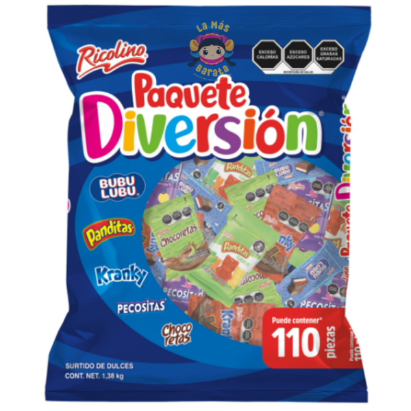 Ricolino Paquete  Diversion 1.50kg