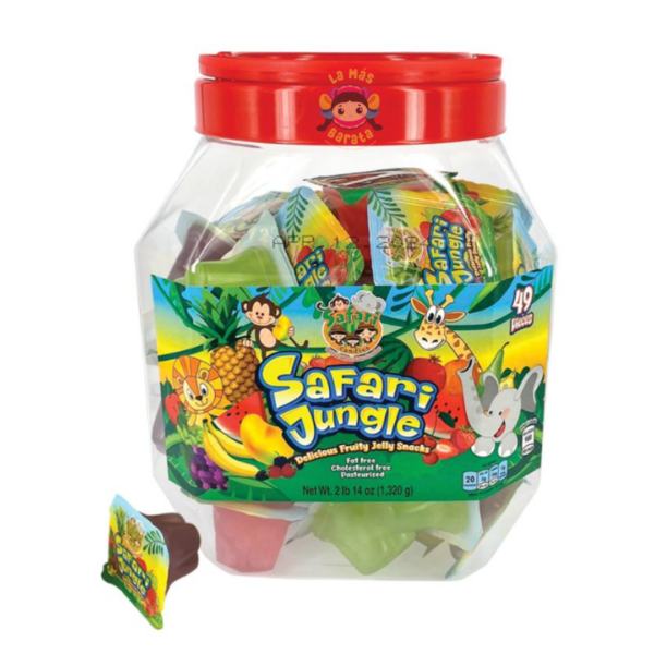 Safari Jungle Fruity Jelly  Snack 6/49